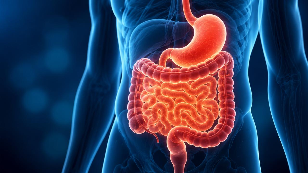 Fresh healthy food supporting gut and digestive wellness